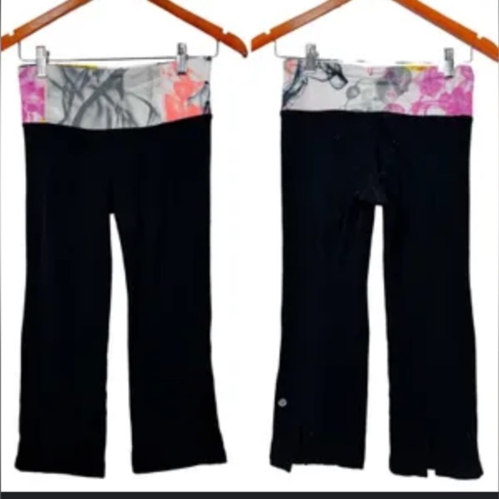 Lululemon tadasana slit crops